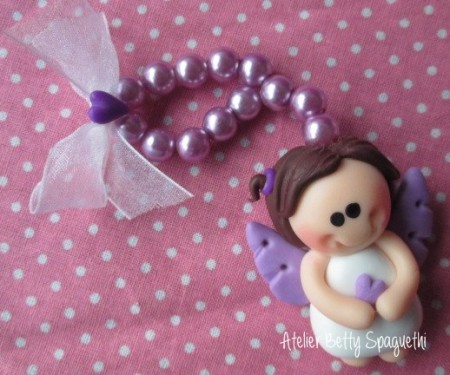 Dezena artesanal com anjinho personalizado